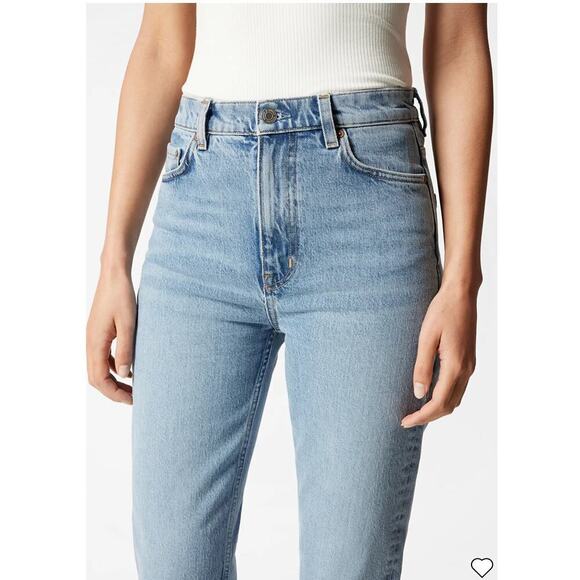 & Other stories slim jeans size 25 high rise raw hem - Picture 8 of 8